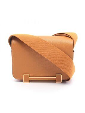 Hermes Shoulder Bag Geta Sesame Leather